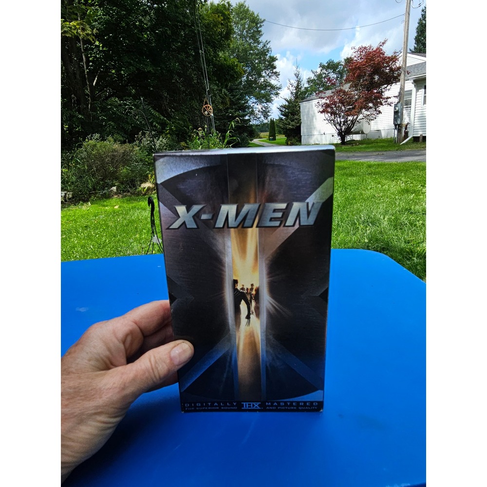 X-Men VHS 2000 Marvel Movie THX Digitally Mastered Hugh Jackman Patrick Stewart